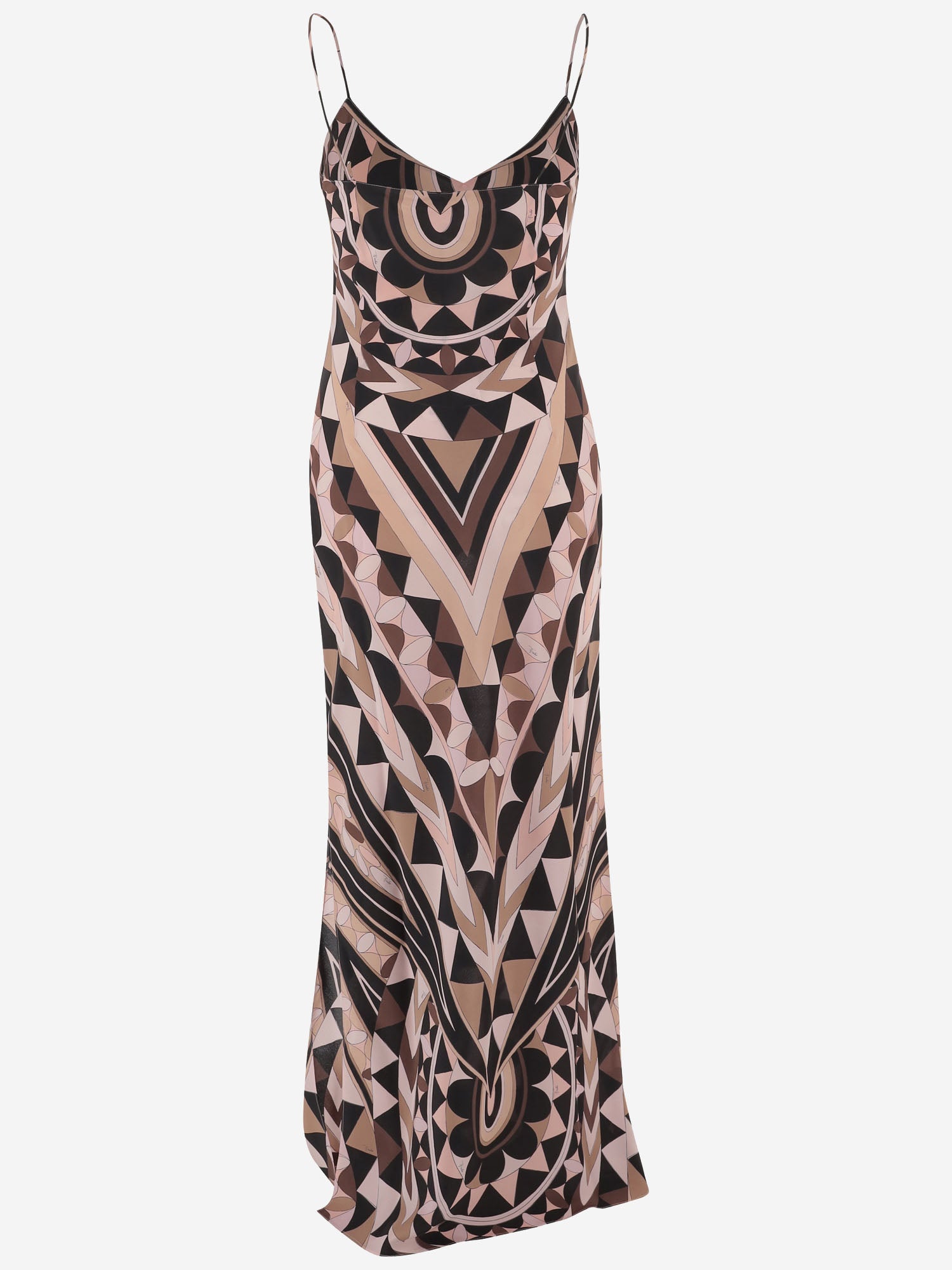 Abito lungo in seta 6HRI276H773 039 EMILIO PUCCI 