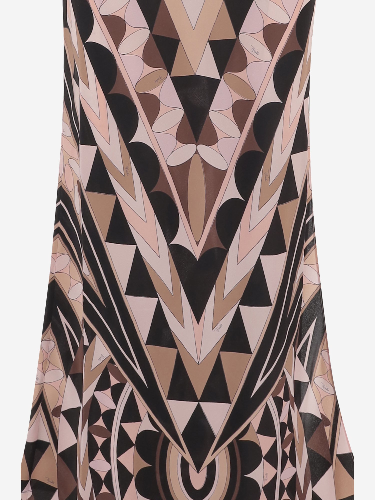Abito lungo in seta 6HRI276H773 039 EMILIO PUCCI 