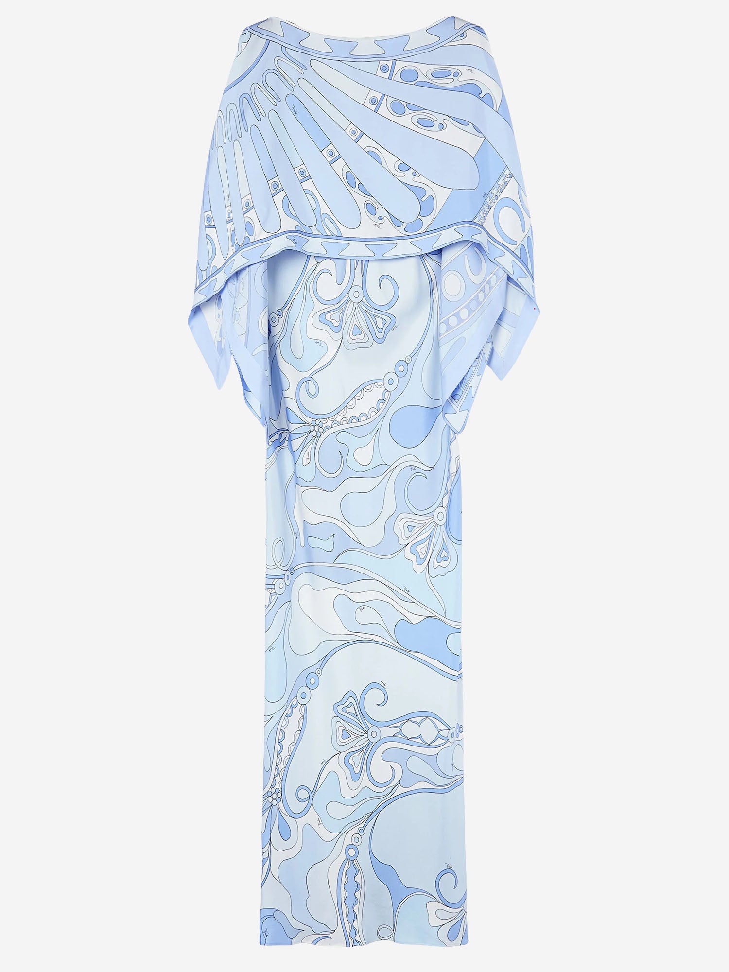 ABITO LUNGO IN SETA CON STAMPA 6HRI306H731 028 EMILIO PUCCI 