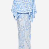 ABITO LUNGO IN SETA CON STAMPA 6HRI306H731 028 EMILIO PUCCI 