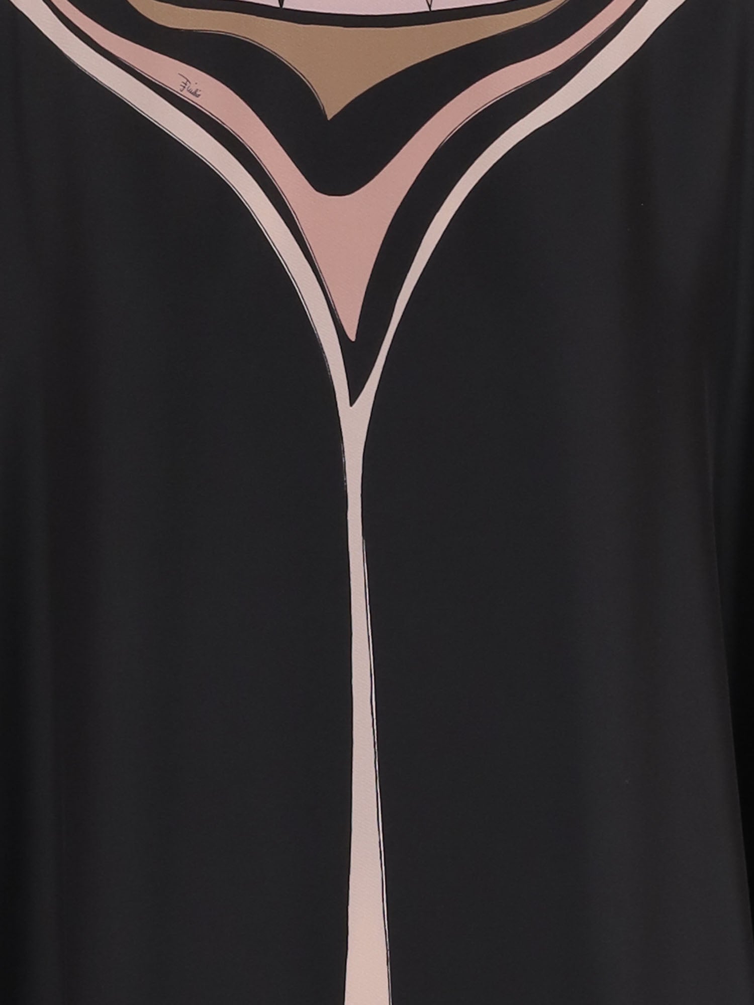 CAFTANO IN TWILL DI SETA CON STAMPA FARI 6HRL656H860 071 EMILIO PUCCI 