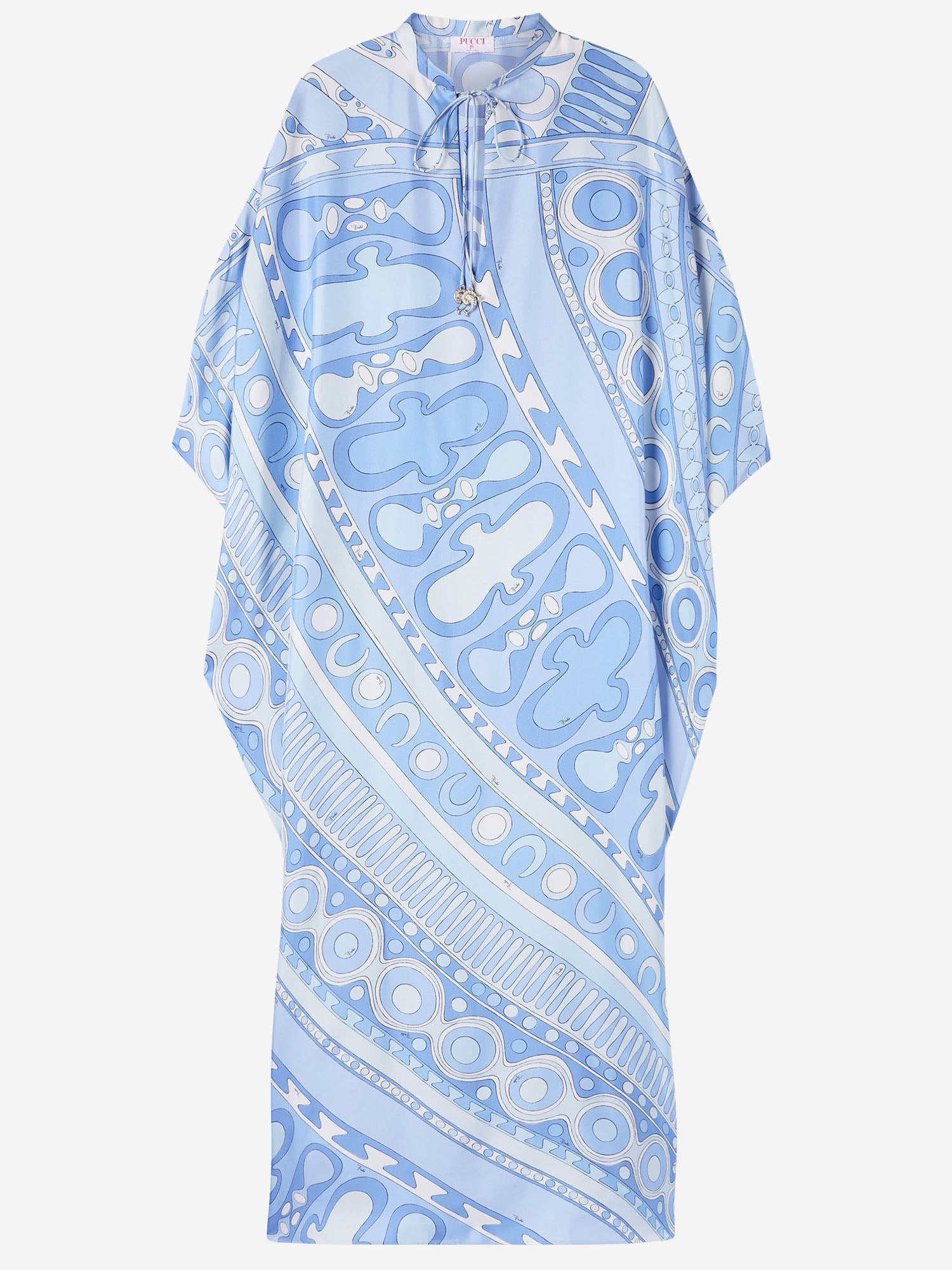 Abito lungo in seta 6HRL766H862 068 EMILIO PUCCI 