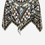TOP CAFTANO IN STAMPA MANUBA 6HRM966H894 P63 EMILIO PUCCI 