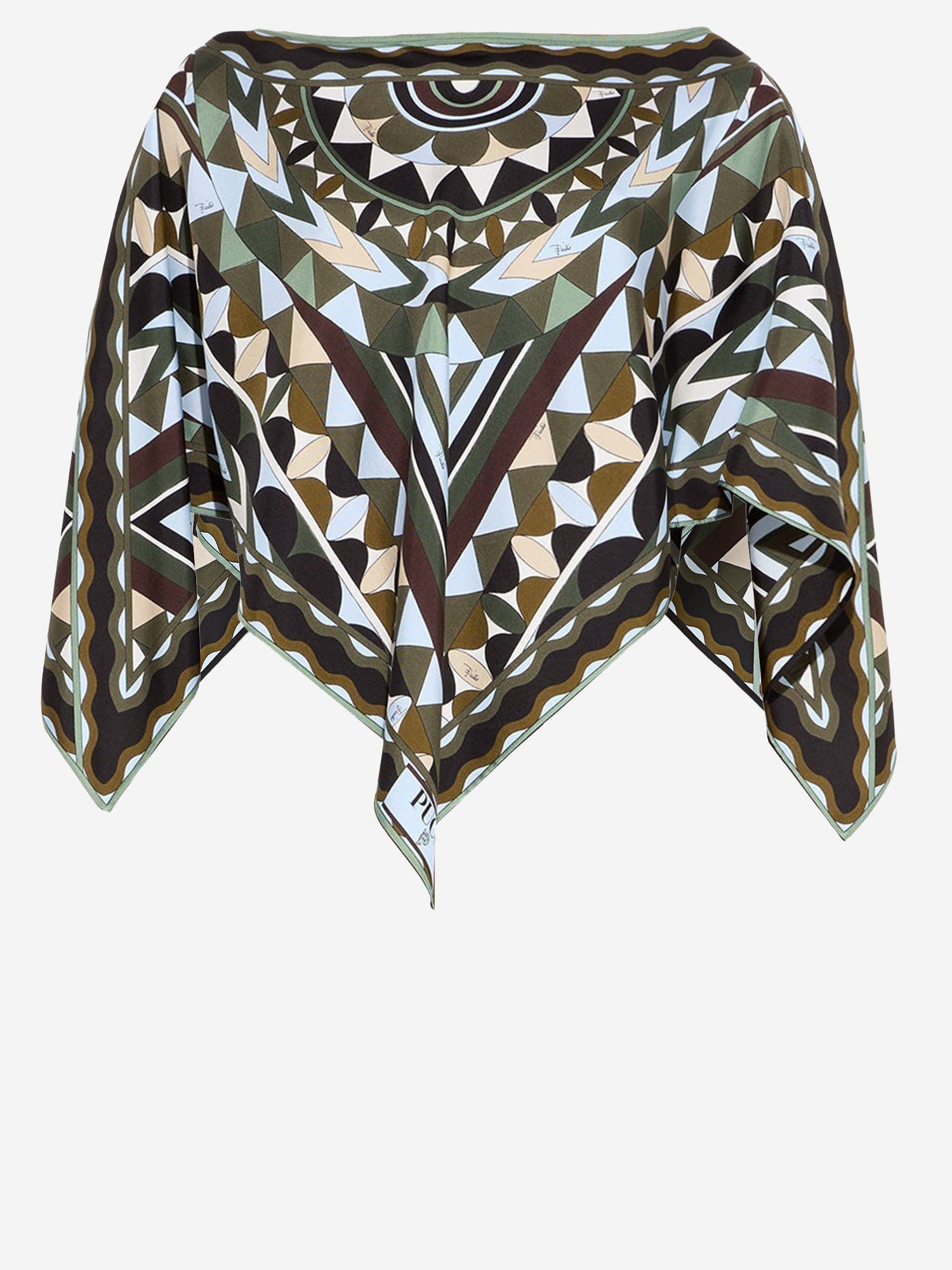 TOP CAFTANO IN STAMPA MANUBA 6HRM966H894 P63 EMILIO PUCCI 