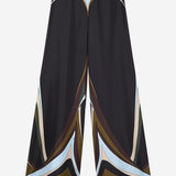 PANTALONI PALAZZO IN SETA IN STAMPA FARI 6HRT036H872 072 EMILIO PUCCI 
