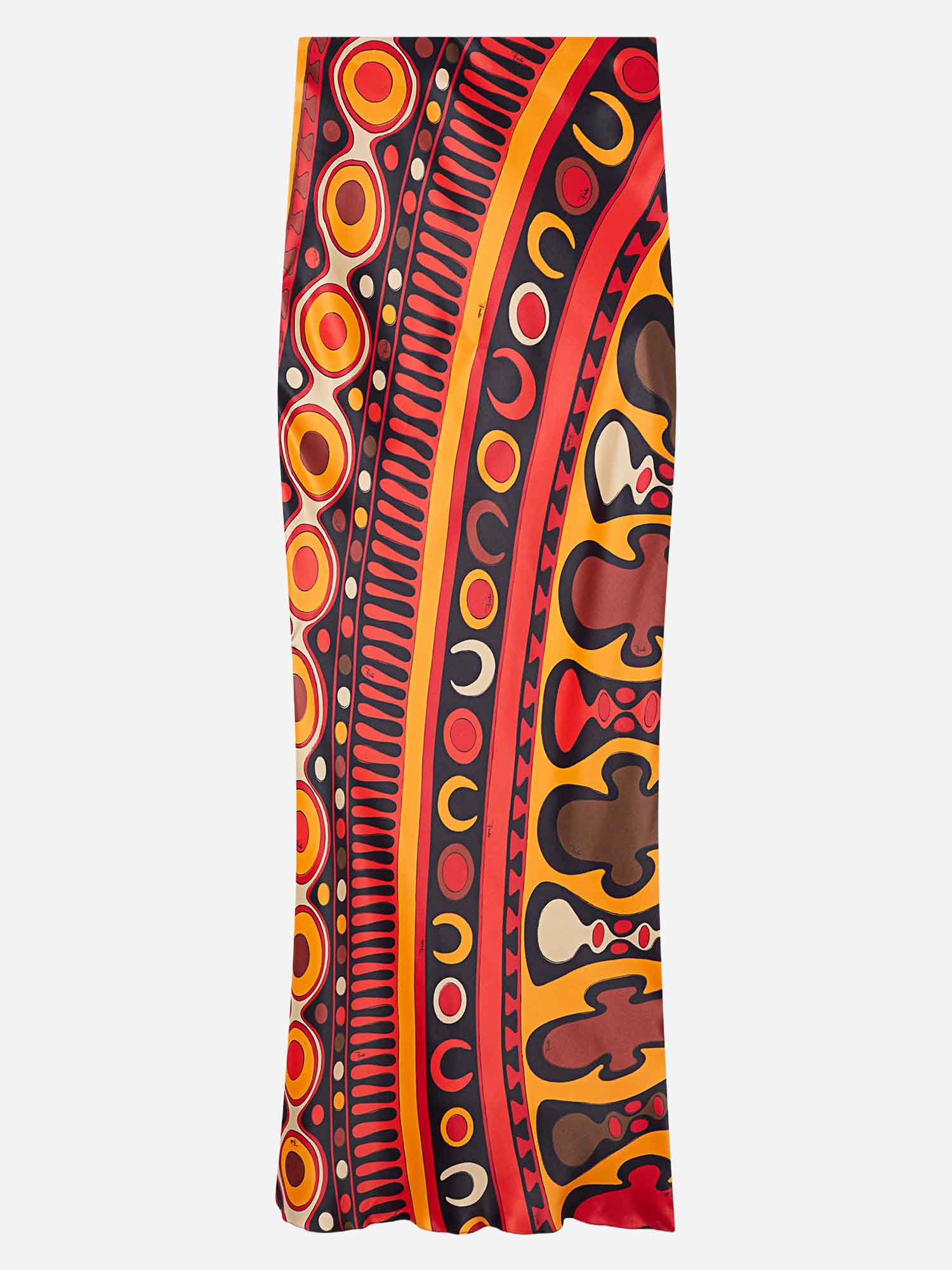 GONNA IN RASO CON STAMPA SOLEIL 6HRW066H888 065 EMILIO PUCCI 