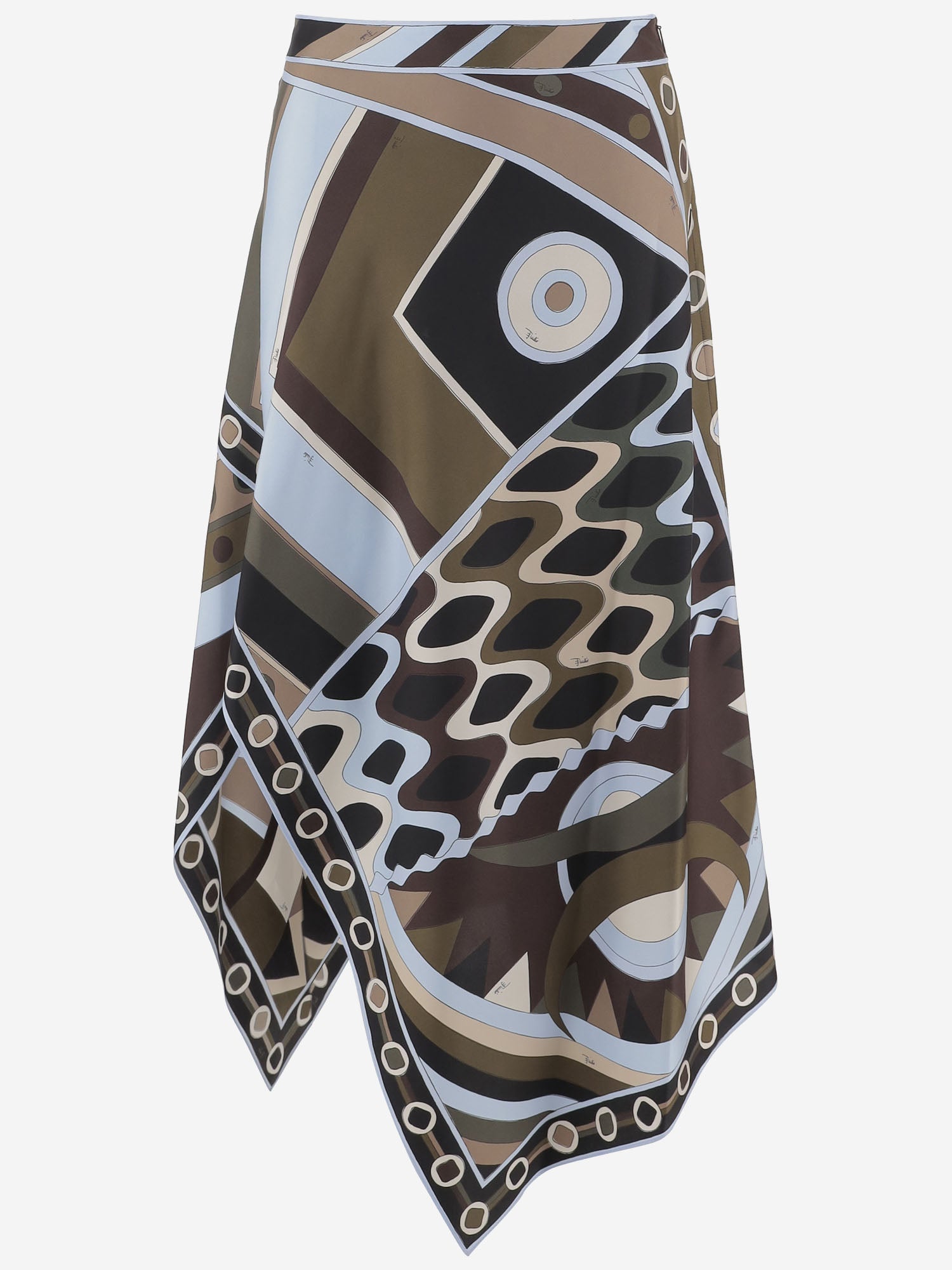 GONNA IN SETA CON STAMPA VIVARA 6HRW166H876 016 EMILIO PUCCI 