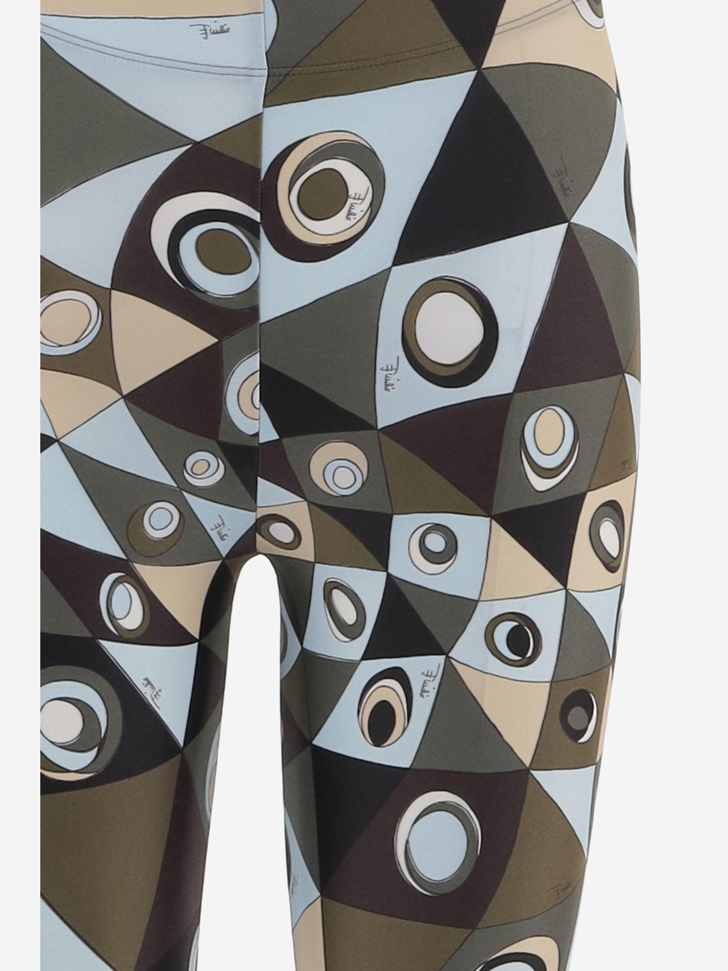 Leggings in licra stretch con Stampa Occhi 6HTT216H865 P18 EMILIO PUCCI 