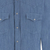 CAMICIA IN COTONE E LINO C0724D 04 FINAMORE 