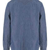 CAMICIA IN COTONE E LINO C0724D 11 FINAMORE 
