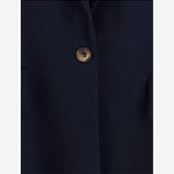 GIACCA OVERSIZE IN COTONE CON CHIUSURA MONO BOTTONE 4113 43785859 F.IT 