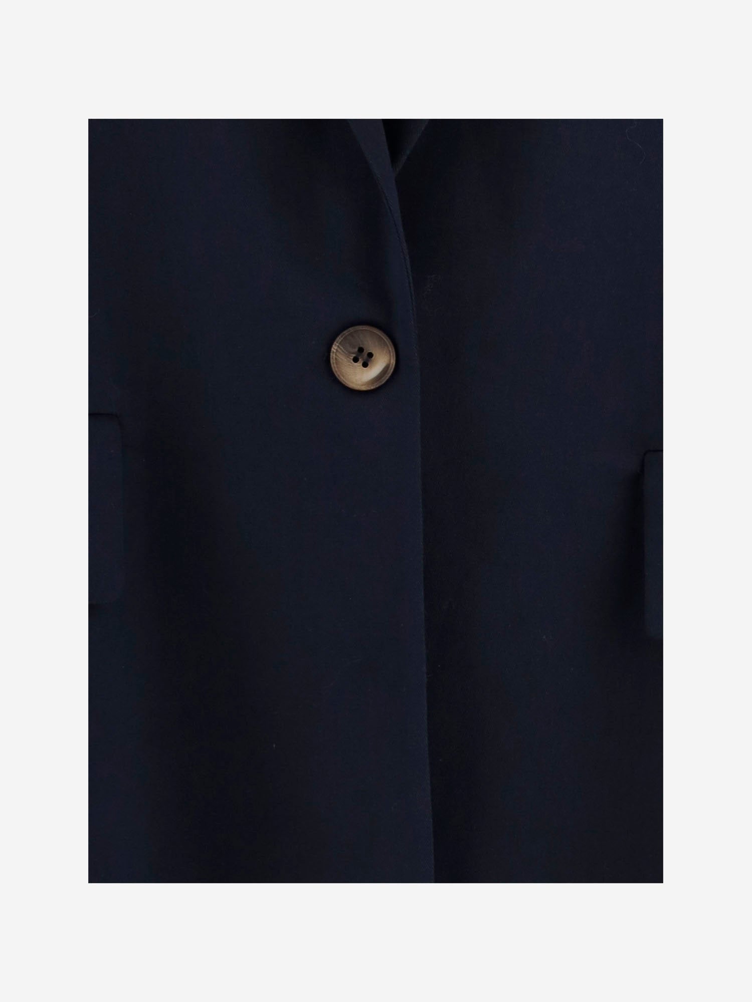 GIACCA OVERSIZE IN COTONE CON CHIUSURA MONO BOTTONE 4113 43785859 F.IT 