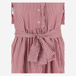 ABITO IN COTONE A RIGHE CON COLLO ARRICCIATO 4394 48510008 F.IT 