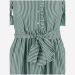 ABITO IN COTONE A RIGHE CON COLLO ARRICCIATO 4394 48510132 F.IT 