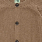 CARDIGAN IN COTONE 4626 CAMELMELANGE FUB KIDS 