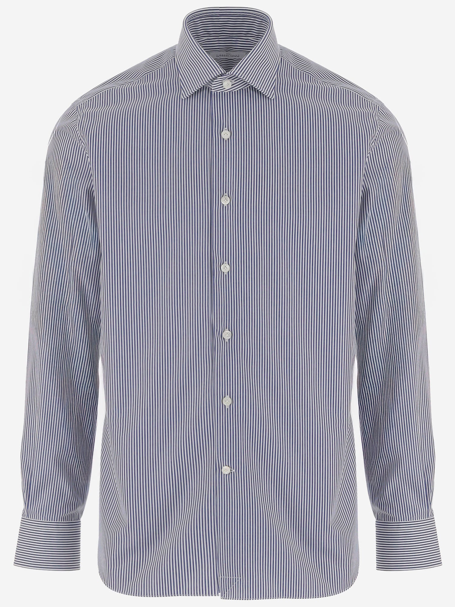 CAMICIA IN COTONE A RIGHE BP12G7T 1X20622 GHERARDI 
