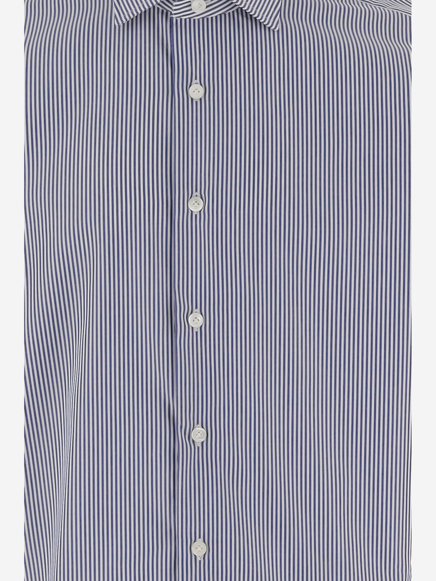 CAMICIA IN COTONE A RIGHE BP12G7T 1X20622 GHERARDI 