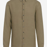 CAMICIA REGULAR FIT IN LINO 8WGCCZ98 TZC62U6167 GIORGIO ARMANI 