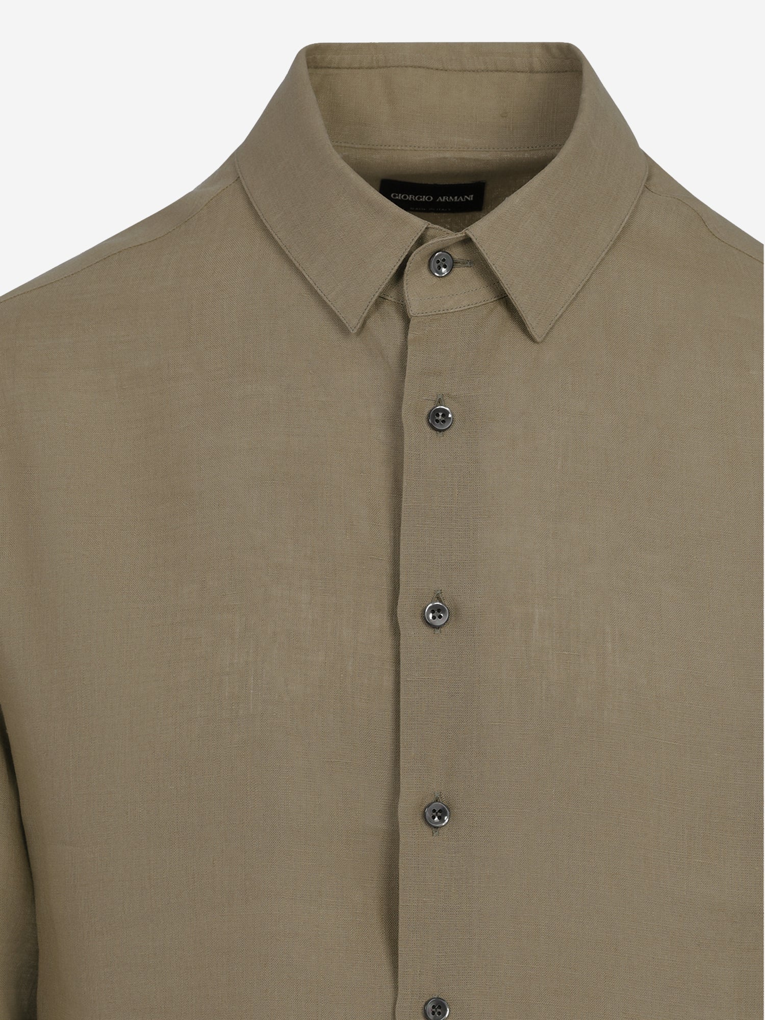 CAMICIA REGULAR FIT IN LINO 8WGCCZ98 TZC62U6167 GIORGIO ARMANI 