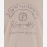 T-SHIRT IN VISCOSA CON STAMPA LOGO GM003034 TE19977F0017 GIORGIO ARMANI 
