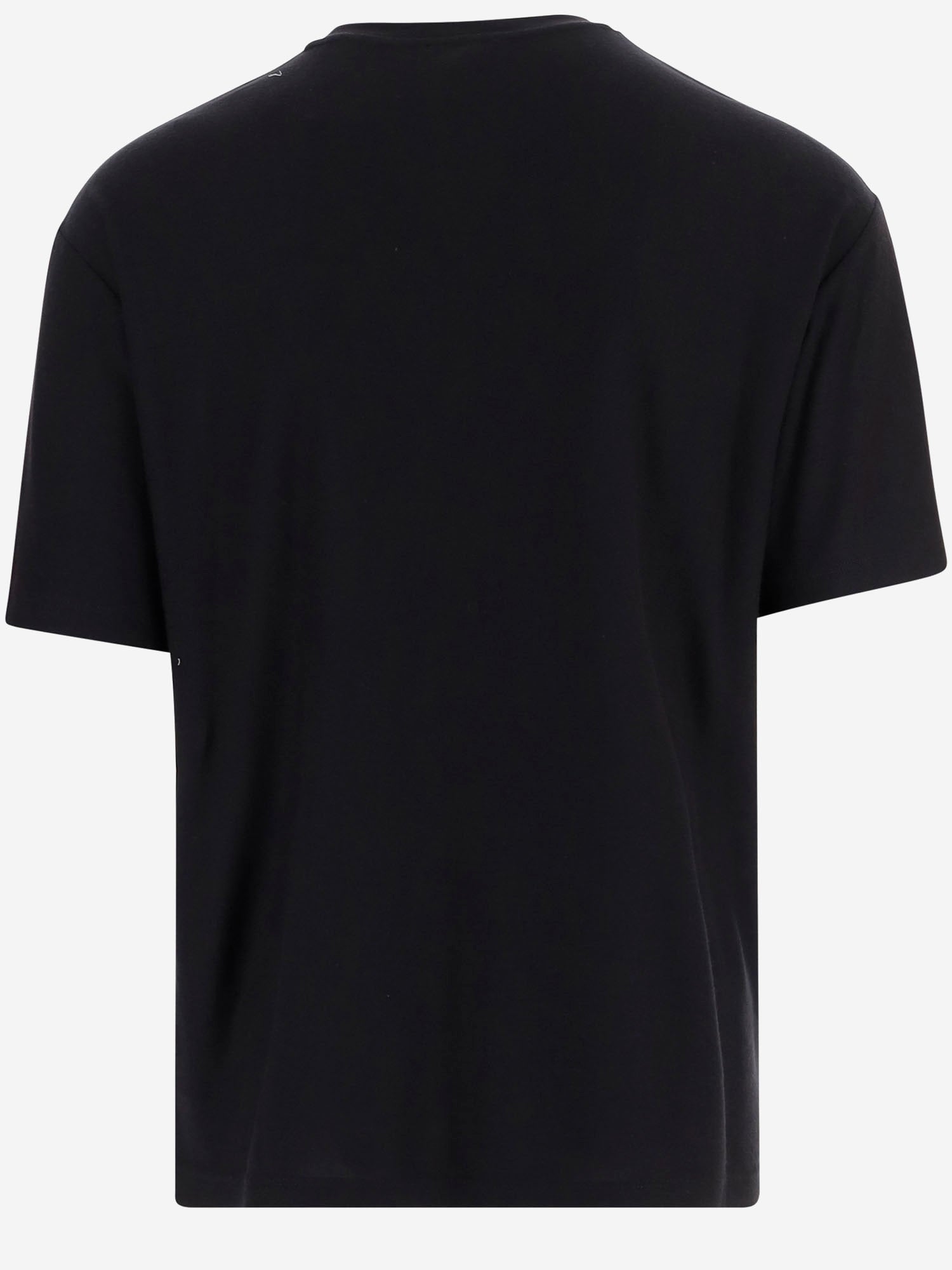 T-SHIRT IN VISCOSA CON STAMPA LOGO GM003034 TE19977FB008 GIORGIO ARMANI 