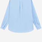 CAMICIA APERTA IN MISTO LYOCELL MICRO RIGATO GM003494 TE20924M9288 GIORGIO ARMANI 