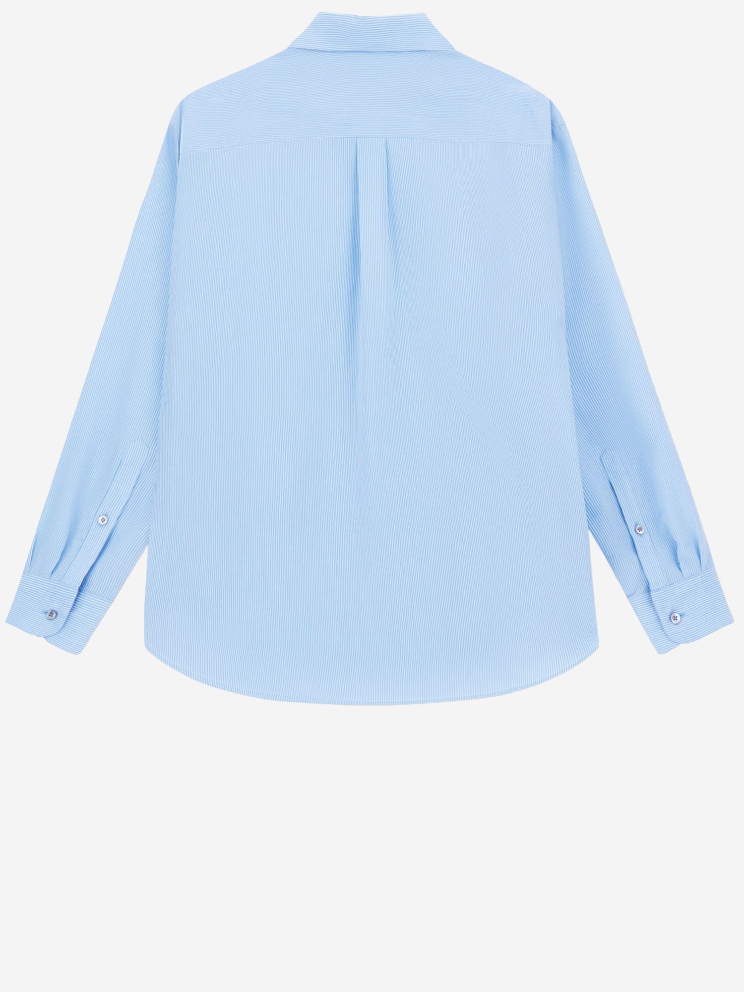 CAMICIA APERTA IN MISTO LYOCELL MICRO RIGATO GM003494 TE20924M9288 GIORGIO ARMANI 