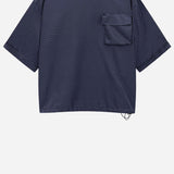 MAGLIA IN SETA STAMPATA CON TASCHINO GM003498 TE20929MB177 GIORGIO ARMANI 