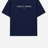 T-shirt in jersey interlock di cotone GM003613 TE10629UB100 GIORGIO ARMANI 