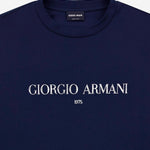 T-shirt in jersey interlock di cotone GM003613 TE10629UB100 GIORGIO ARMANI 