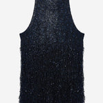 TOP IN JERSEY LUREX CON FRANGE GW003312 AF25439FB055 GIORGIO ARMANI 