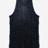 TOP IN JERSEY LUREX CON FRANGE GW003312 AF25439FB055 GIORGIO ARMANI 
