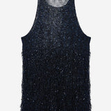 TOP IN JERSEY LUREX CON FRANGE GW003312 AF25439FB055 GIORGIO ARMANI 