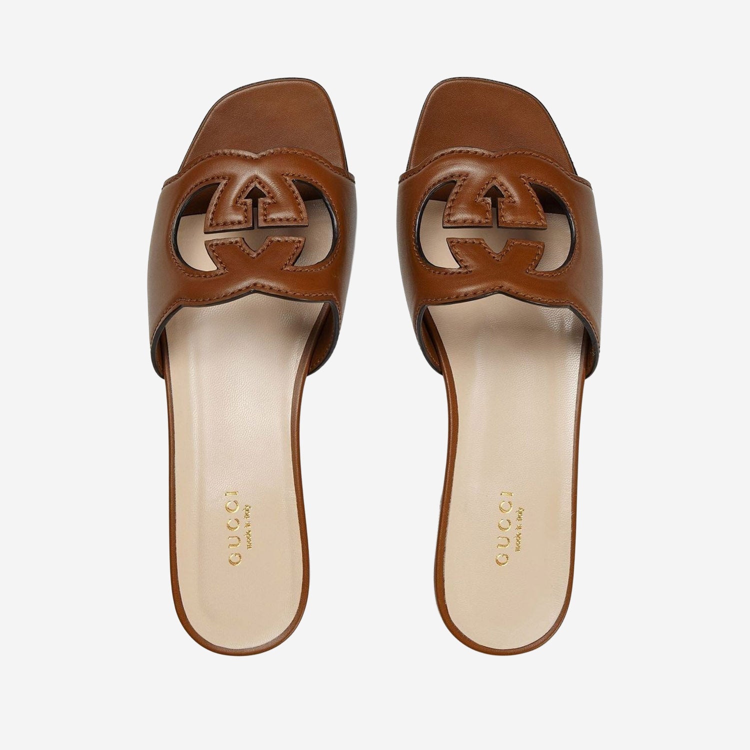 SANDALI IN PELLE CON CINTURINO GG 694451 US0002535 GUCCI 