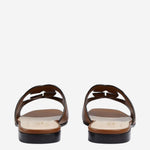 SANDALI IN PELLE CON CINTURINO GG 694451 US0002535 GUCCI 