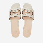 SANDALI IN PELLE CON CINTURINO GG 694451 US0009022 GUCCI 