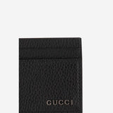 PORTA CARTE IN PELLE CON LOGO 771157 AABXM1000 GUCCI 