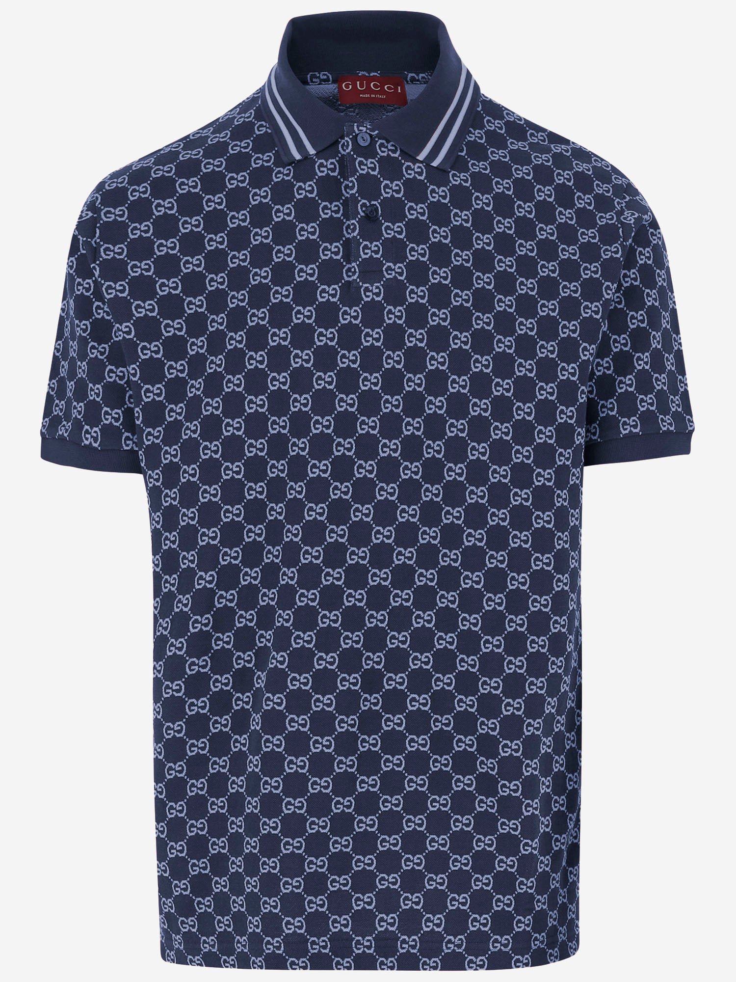 Polo in piquet di cotone GG 788024 XJHH74137 GUCCI 