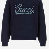 MAGLIONE IN LANA CON LOGO 795347 XKD744071 GUCCI 