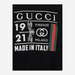 T-SHIRT IN COTONE CON STAMPA 798115 XJHSF1043 GUCCI 