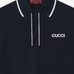 POLO IN PIQUET DI COTONE CON RICAMO 806250 XJHH64003 GUCCI 