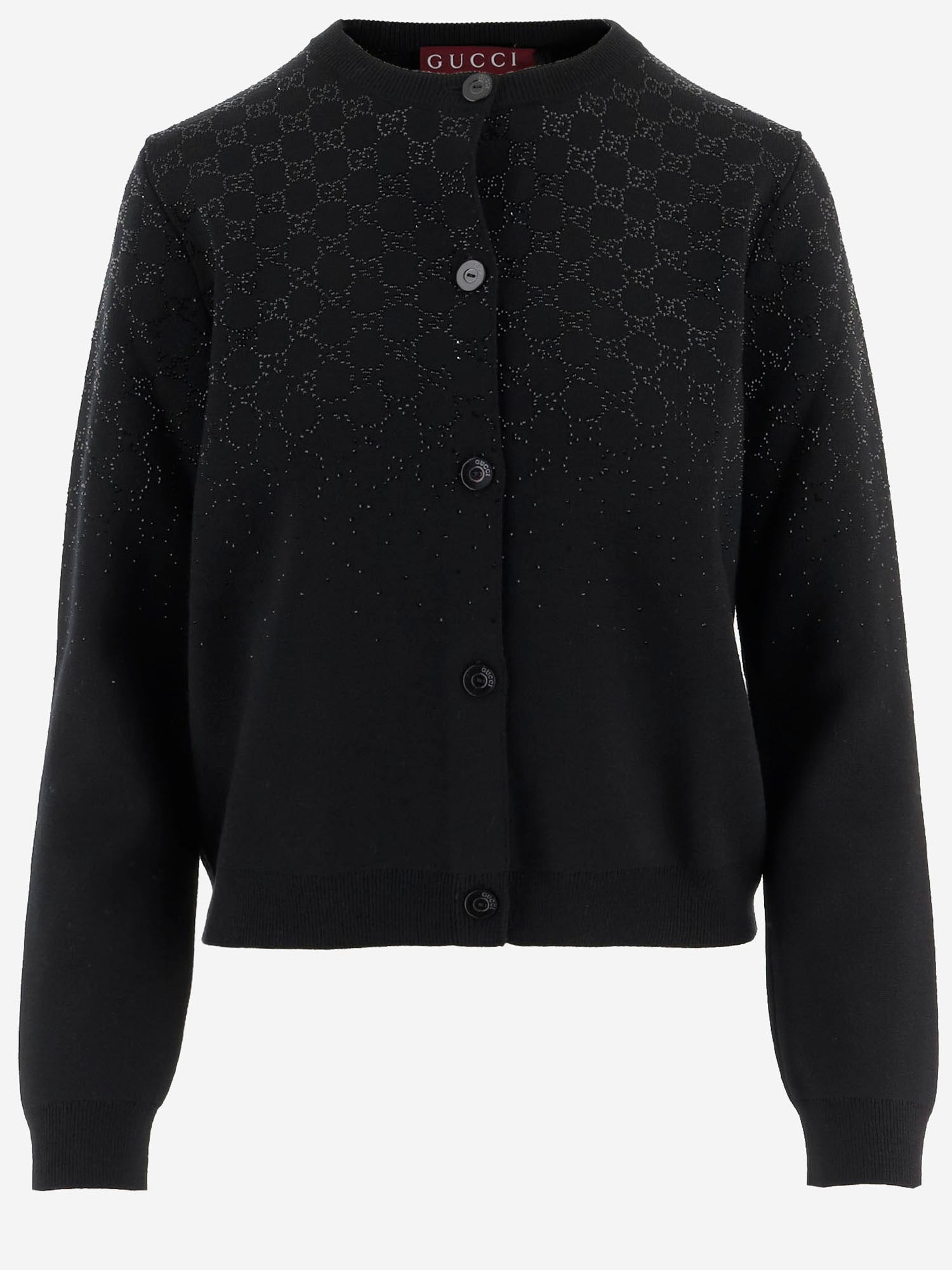 CARDIGAN IN LANA CON CRISTALLI GG 813850 XKFB31043 GUCCI 