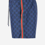 Shorts da bagno in popeline tecnico stampato 815602 XHAJ34735 GUCCI 