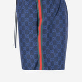 Shorts da bagno in popeline tecnico stampato 815602 XHAJ34735 GUCCI 