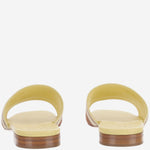 SANDALI SLIDER IN COTONE CON LOGO 817564 FAECG2267 GUCCI 