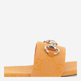 SANDALI SLIDER IN TESSUTO GG 835828 9SF107841 GUCCI 