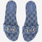 SANDALI SLIDER IN TESSUTO GG 835828 FAFGT4746 GUCCI 