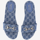 SANDALI SLIDER IN TESSUTO GG 835828 FAFGT4746 GUCCI 