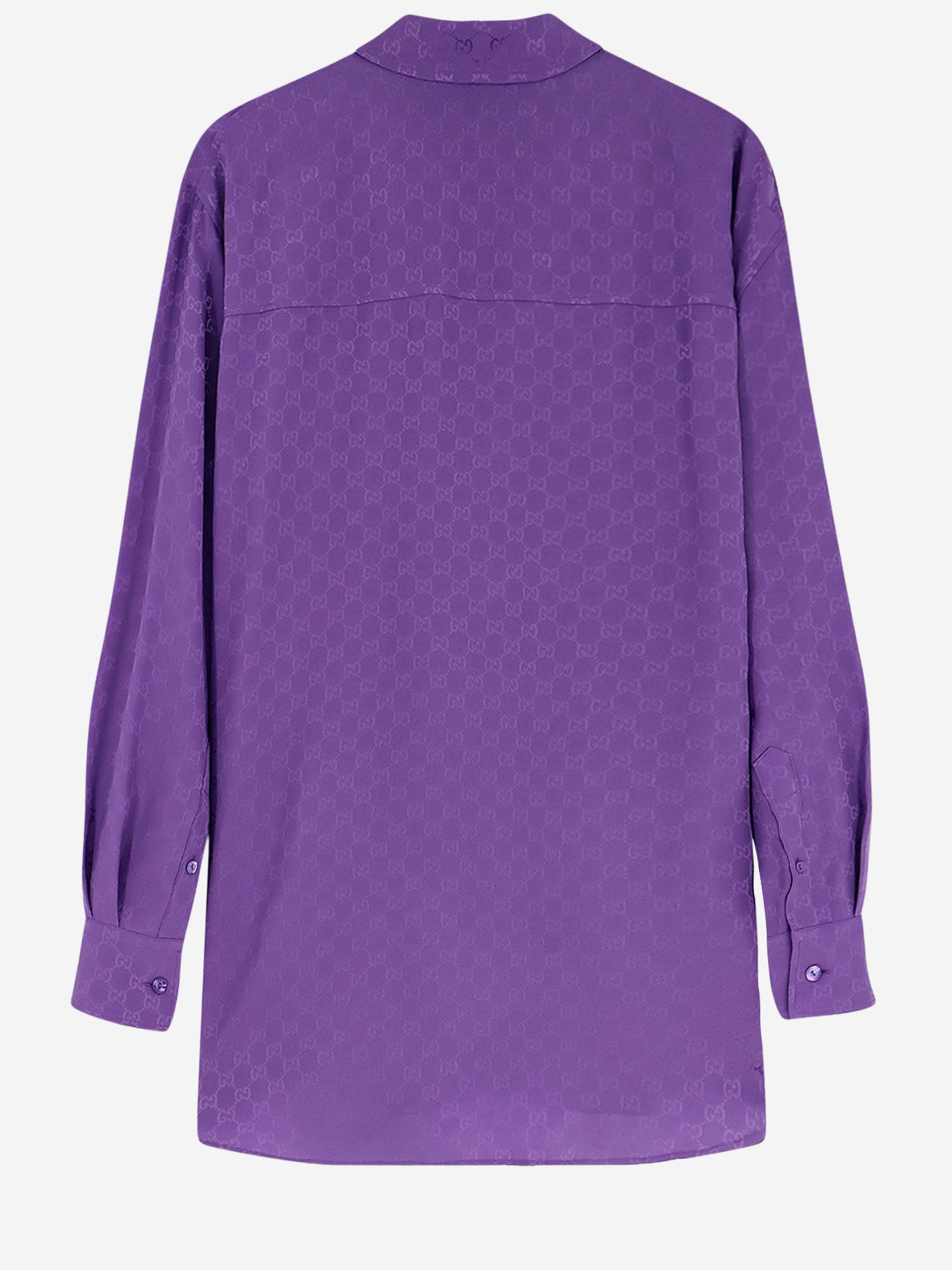 Camicia in seta jacquard GG 837168 Z7ATQ5007 GUCCI 