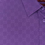 Camicia in seta jacquard GG 837168 Z7ATQ5007 GUCCI 